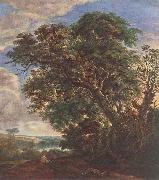 VLIEGER, Simon de Landscape with River and Trees ar oil on canvas